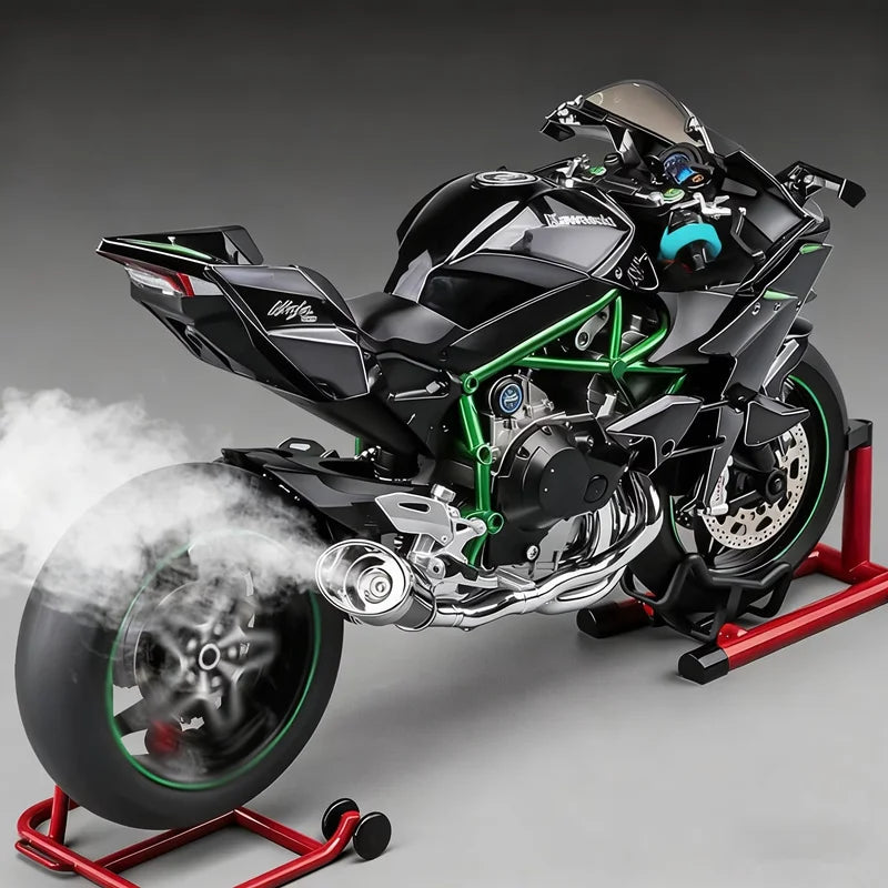 Storm R Hyperbike model motorky 1:9 – černo-zelená