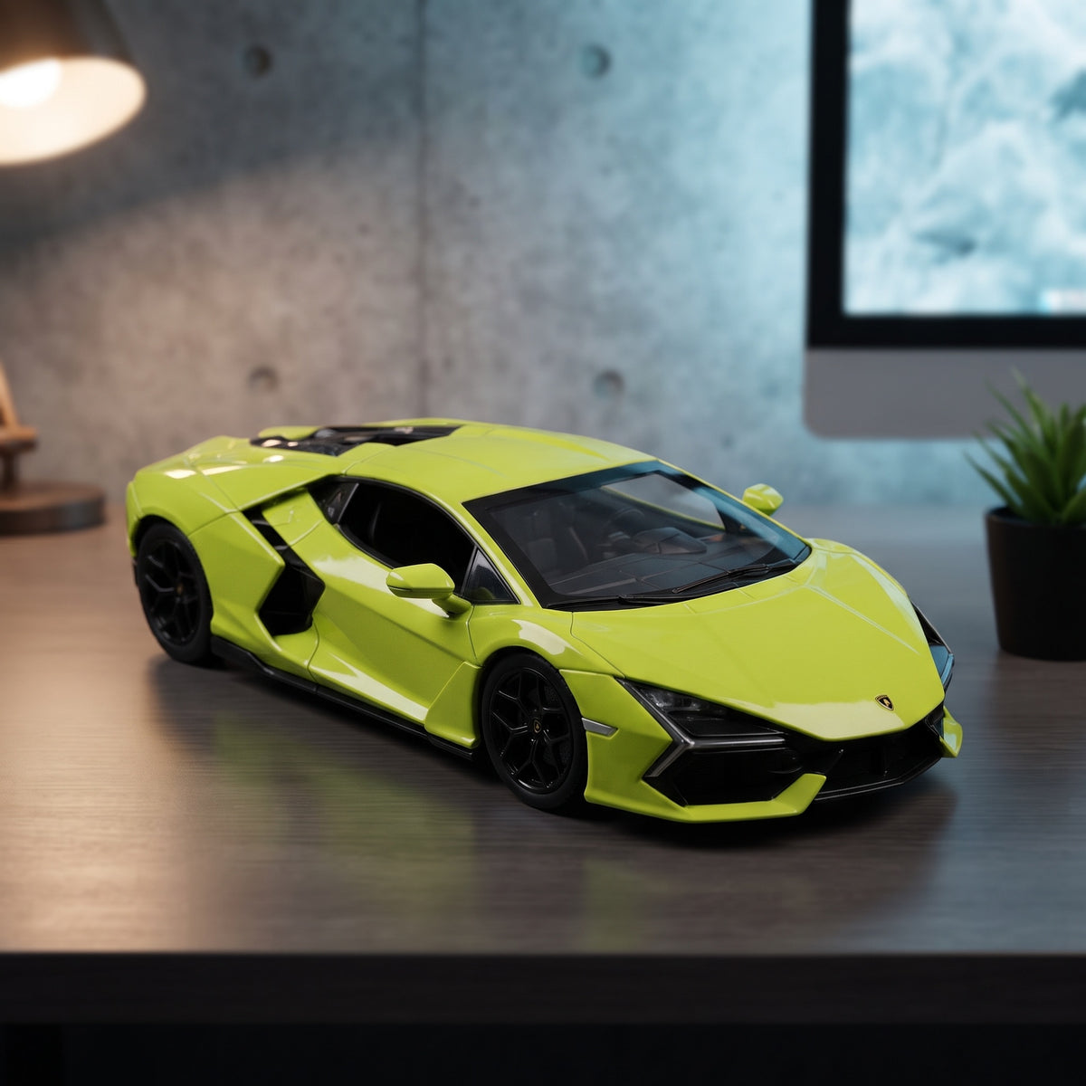 Fury V12 – model na pracovním stole v loftu, model 1:24