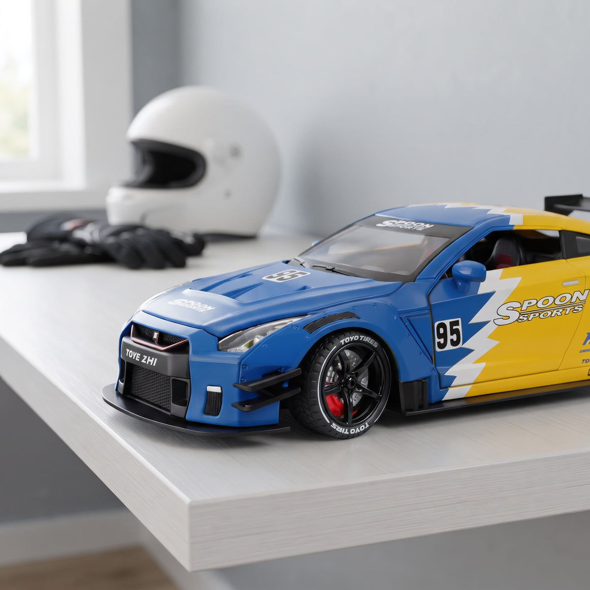 Shadow GT Coupé – model na bílé polici, model 1:24